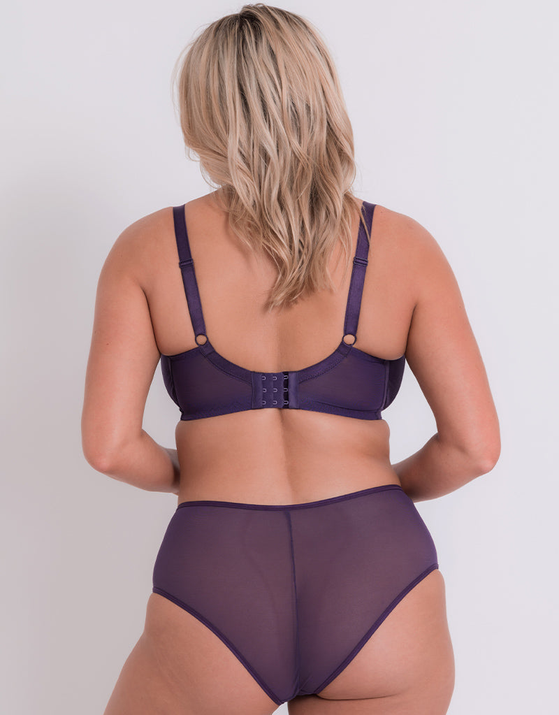 Curvy Kate Lifestyle Lace Plunge Bra Lilac/Violet – Brastop US