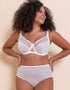 Curvy Kate Victory Side Support Balcony Bra White