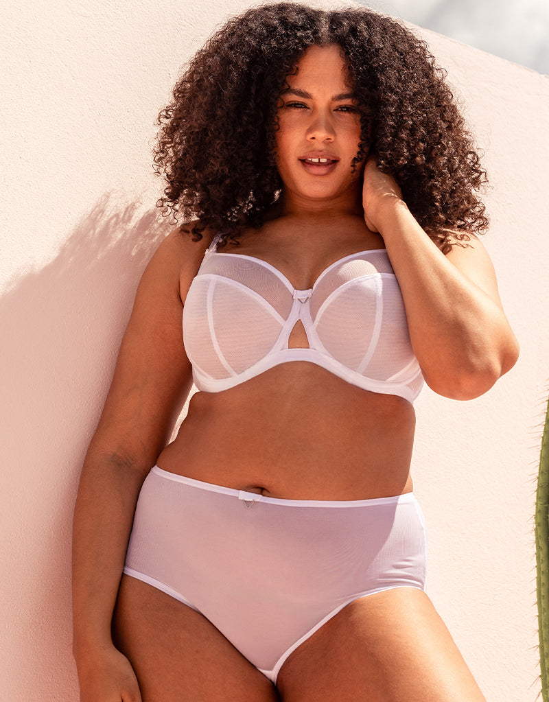 Curvy Kate Victory Side Support Balcony Bra White