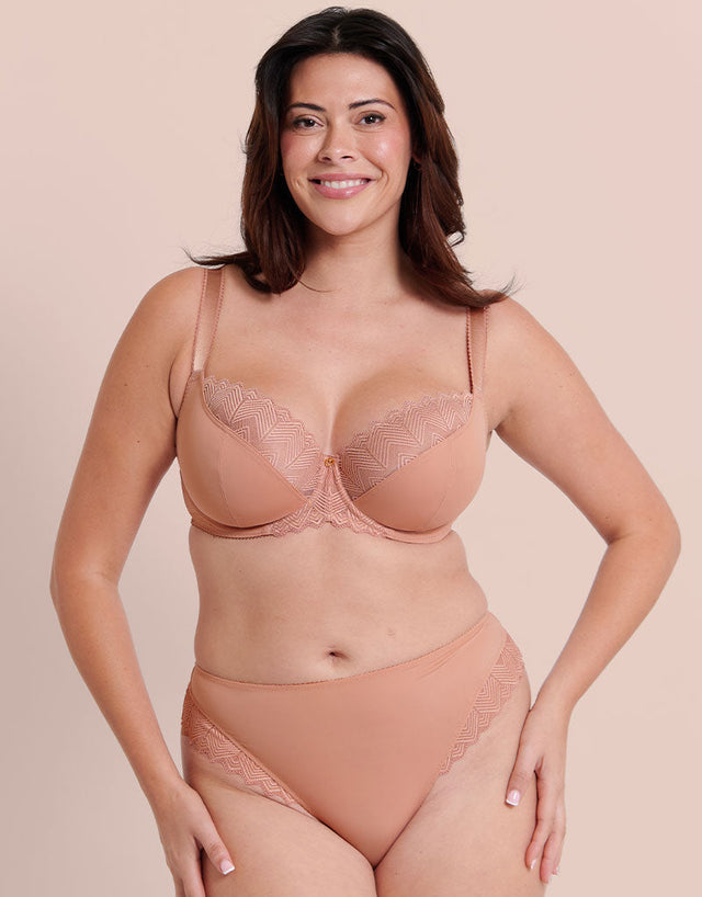 Curvy Kate Wild One Brazilian Brief Latte