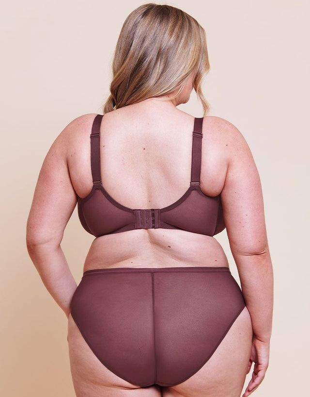 Curvy Kate WonderFull Vibe High Leg Brief Auburn