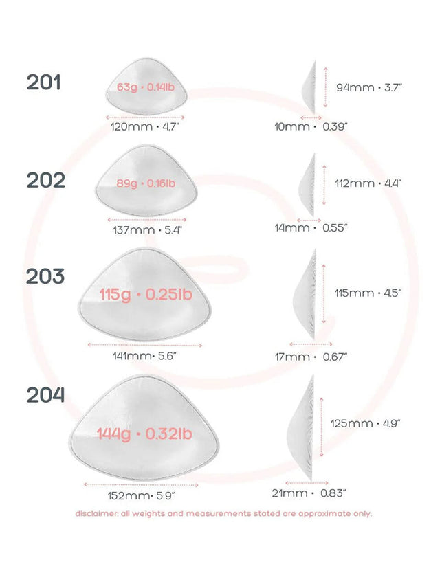 Evenly Bra Balancer Difference of 1-2 Cup Sizes Clear