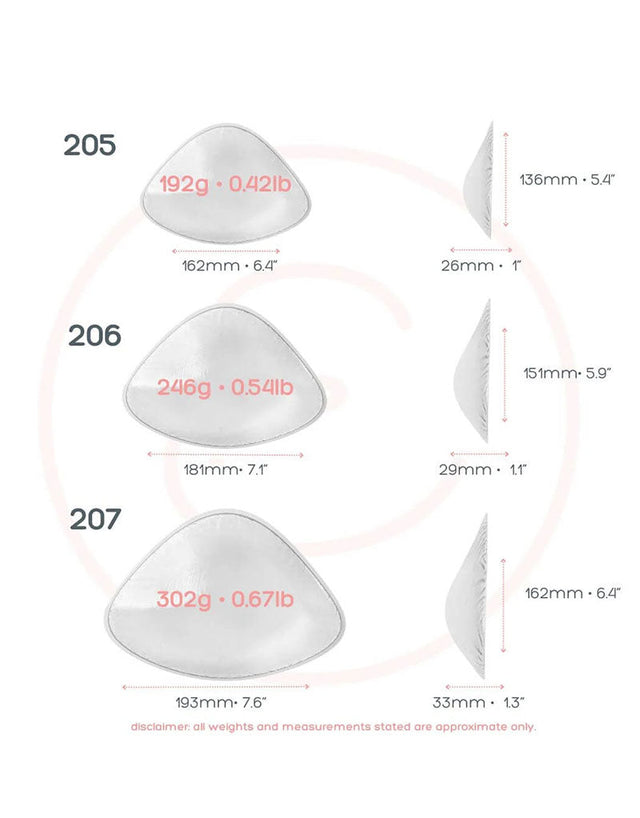 Evenly Bra Balancer Difference of 1-2 Cup Sizes Clear