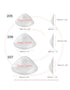 Evenly Bra Balancer Difference of 1-2 Cup Sizes Clear