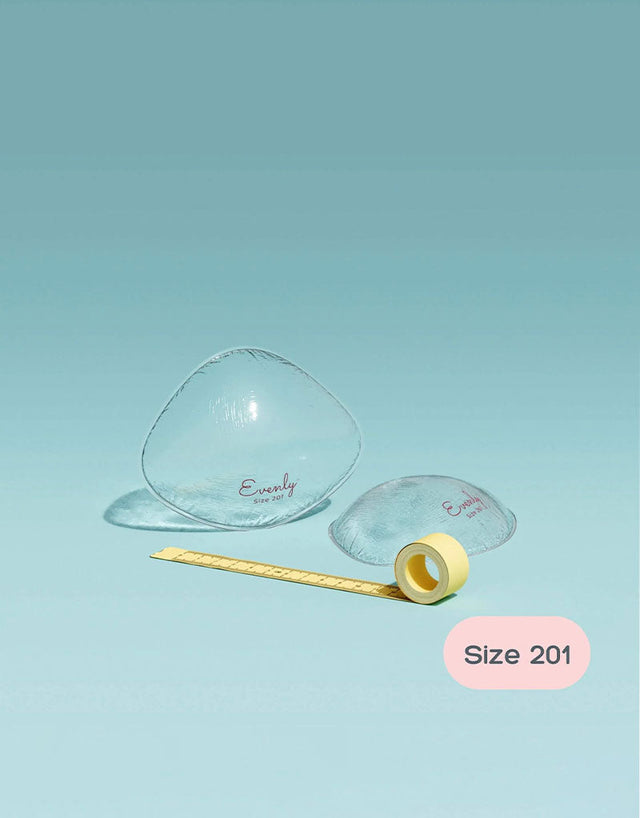 Evenly Bra Balancer Difference of 1-2 Cup Sizes Clear