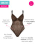 Curvy Kate Cool Cat Plunge Body Leopard Brown