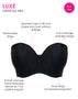 Curvy Kate Luxe Strapless Multiway Bra Jet Black