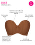 Curvy Kate Luxe Strapless Multiway Bra Caramel