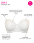 Curvy Kate Luxe Strapless Multiway Bra Pearl Ivory