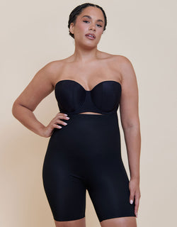Magic Maxi Bermuda High Waist Firm Control Short Black