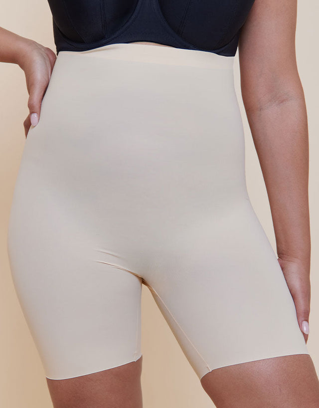 Magic Maxi Bermuda High Waist Firm Control Short Latte Beige
