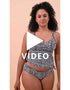 Get a 360 look at the Curvy Kate Wild Horizon tankini top in Black Print