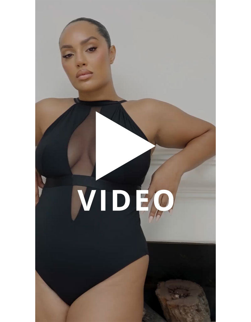 Watch the video lookbook for our Scantilly Swerve non-wired body in Black