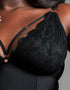 Scantilly Embrace Wired Deep Plunge Chemise Black