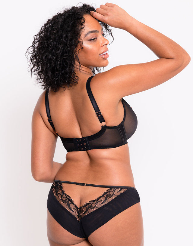 Scantilly Fascinate Plunge Bra Black