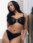 Scantilly Friction Balcony Bra Black