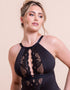 Scantilly Indulgence Multiway Stretch Lace Body Black/Latte