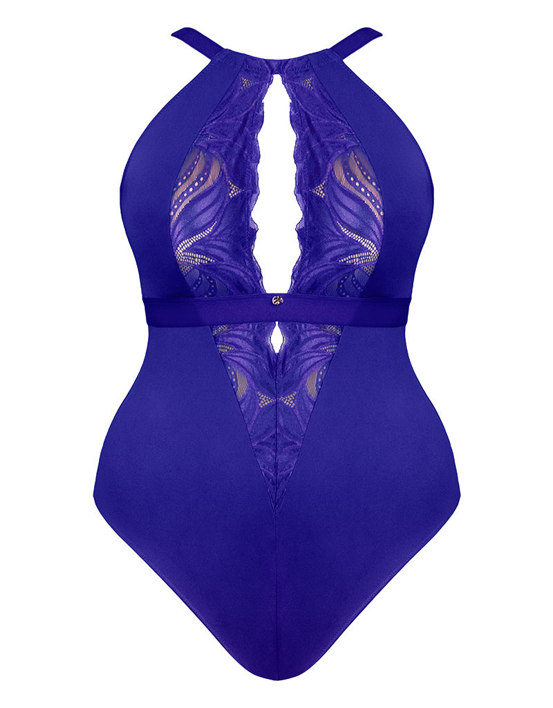Scantilly By Curvy Kate Indulgence Stretch Lace Bodysuit In