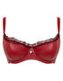 Scantilly Key to My Heart Padded Half Cup Bra Rouge