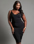 Scantilly Mirage Wired Plunge Slip Dress Black