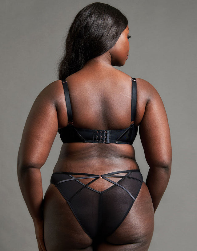 Scantilly Scandal Brazilian Brief Black