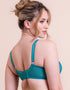 Scantilly Suspense Plunge Bra Teal Blue