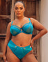 Scantilly Suspense High Waist Brief Teal Blue