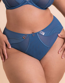 Scantilly Suspense High Waist Brief French Blue
