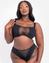 Scantilly Swerve Bandeau Bra Black