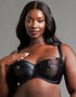 Scantilly Unbuckled Padded Half Cup Bra Black