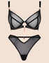 Scantilly Unchained Plunge Bra Black