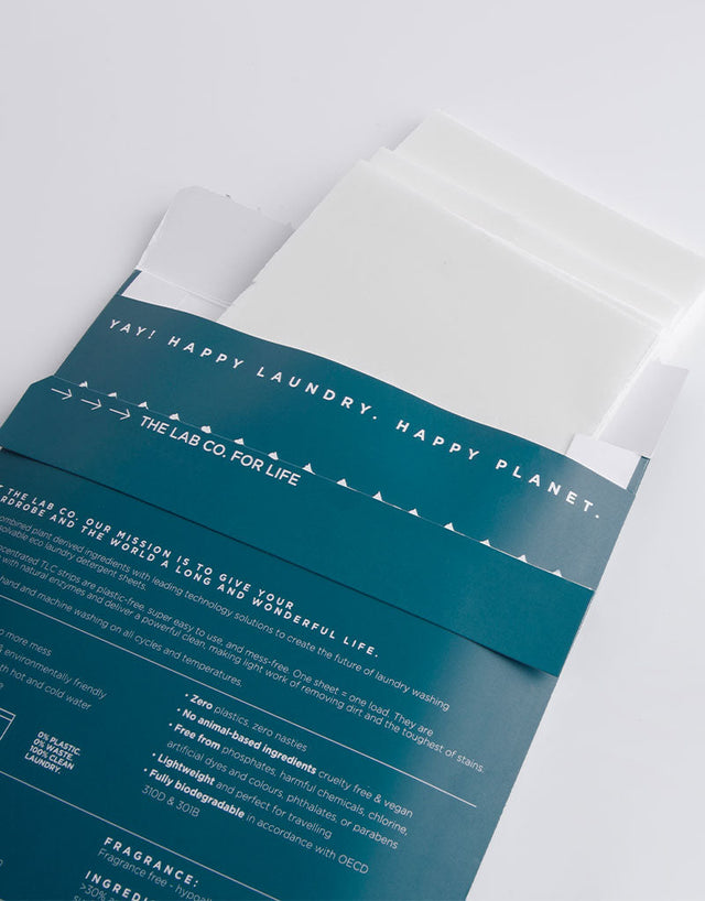 The Lab Co Laundry Strips 32 Pack Fragrance Free