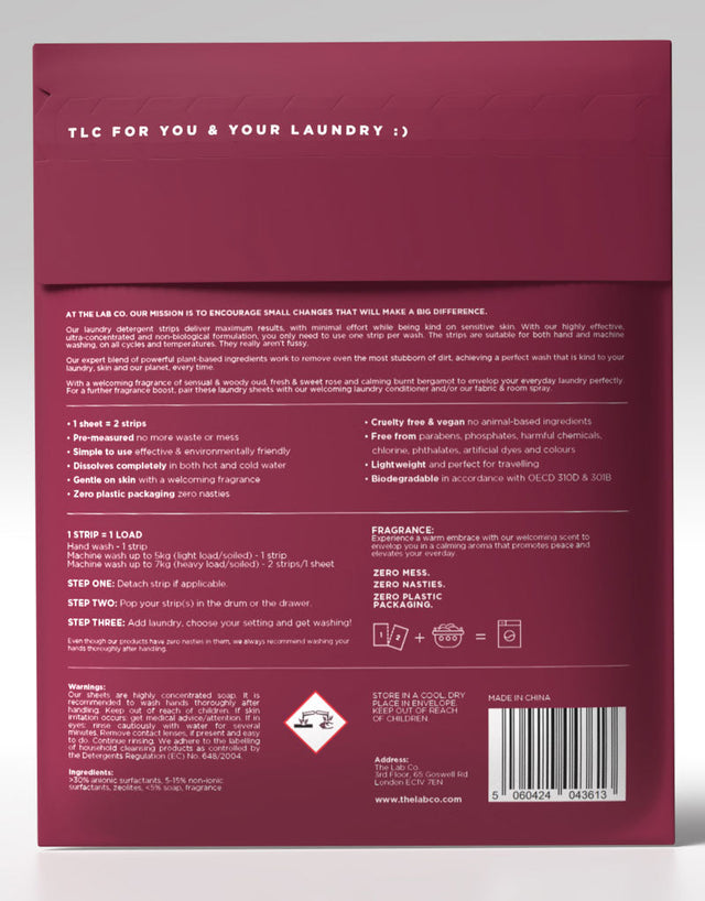The Lab Co Laundry Strips 32 Pack Welcoming