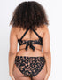 Curvy Kate Wrapsody Bandeau Bikini Top Leopard Print