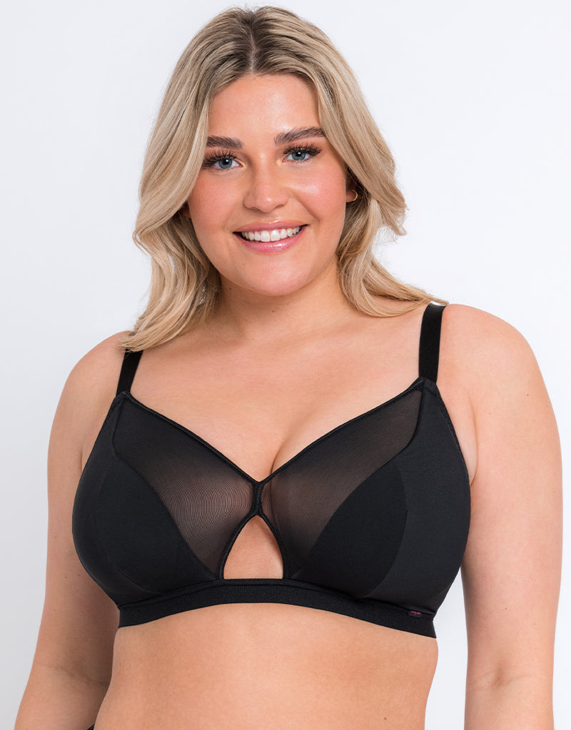 Get Up And Chill Bralette Black