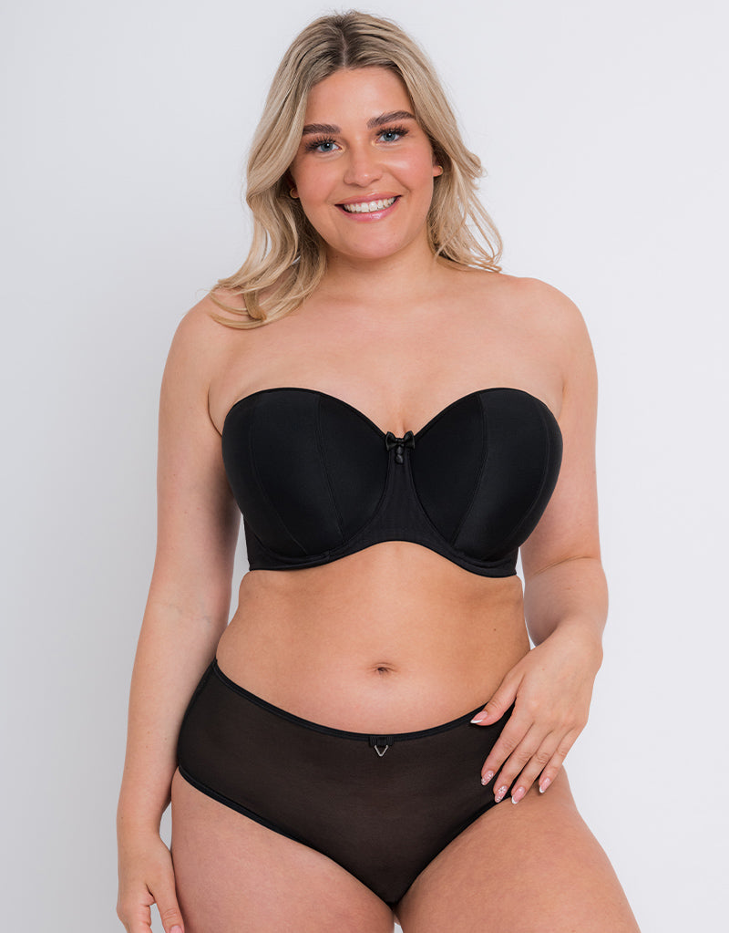 Black One Size Cup 38 Band Bras & Bra Sets for Women for sale