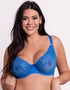 Curvy Kate Stand Out Scooped Plunge Bra Electric Blue