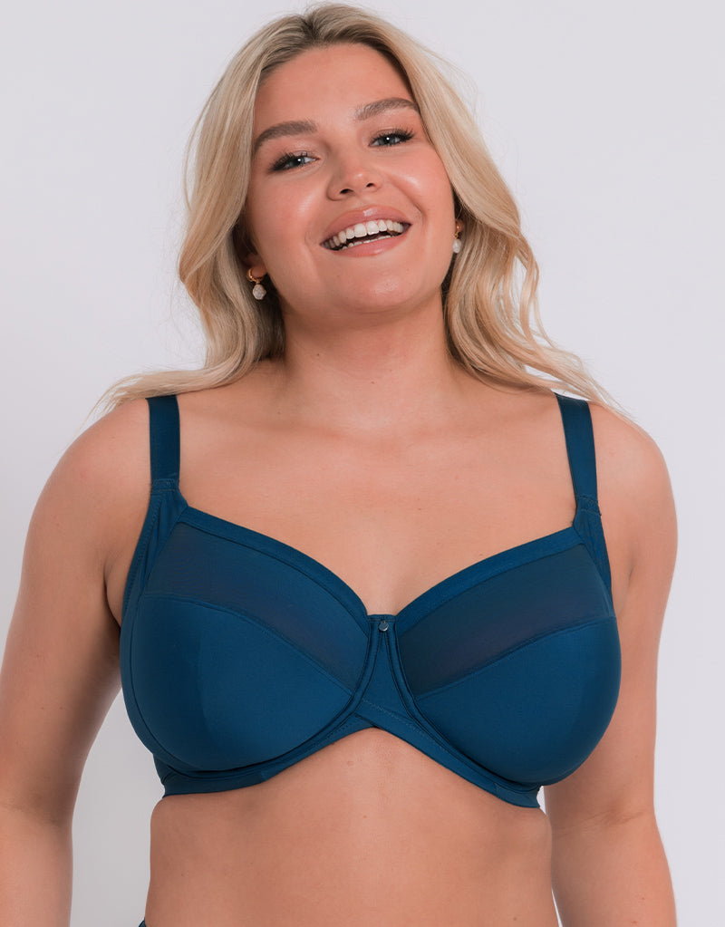 Curvy Kate  D-K Cup on X: The ultra-sheer bra ﬂaunts a plunge neckline,  whilst the dynamic single layer mesh gives great lift and projection up to  a J cup 🙌