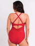 Curvy Kate First Class Plunge Swimsuit Red