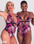 Curvy Kate Pool Party Reversible Non-Wired Swimsuit Print Mix